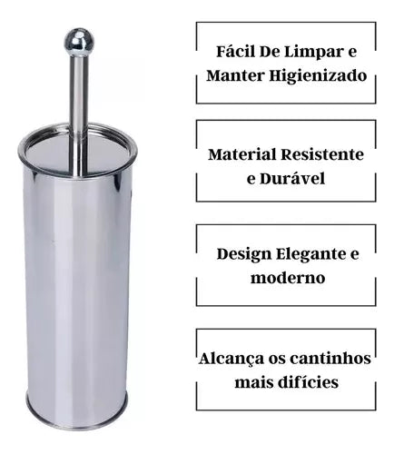 Escova Sanitária Com Suporte P/banheiro Fratelli