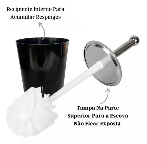 Escova Sanitária Com Suporte P/banheiro Fratelli