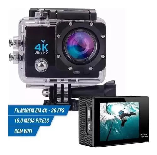 CAMERA ULTRA HD DV 4K SPORTS - (SEMINOVO)